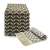 Manta Xale de Sofá e Cama Decorativa Rústica Franja Lisa Cinza e Off white 1,40 x 1,70 - Imagem 1