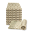 Manta Xale de Sofá e Cama Decorativa Rústica Franja Lisa Bege e Off white 1,40 x 1,70 - Imagem 11
