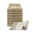 Manta Xale de Sofá e Cama Decorativa Rústica Franja Lisa Bege e Off white 1,40 x 1,70 - Imagem 12