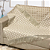 Manta Xale de Sofá e Cama Decorativa Rústica Franja Lisa Bege e Off white 1,40 x 1,70 - Imagem 4