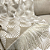 Manta Xale de Sofá e Cama Decorativa Rústica Franja Lisa Bege e Off white 1,40 x 1,70 - Imagem 7