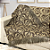Manta Xale de Sofá e Cama Decorativa Rústica Franja Lisa Marrom e Bege 1,40 x 1,70 - Imagem 3