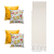 Kit Manta Xale de Sofá Decorativa Cru Liso com 4 Capas de almofadas Estampadas - Imagem 19