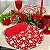 Kit Capas de Sousplat Mesa Posta Coração Amor com Guardanapos e Porta Guardanapos - Imagem 6