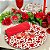 Kit Capas de Sousplat Mesa Posta Coração Amor com Guardanapos e Porta Guardanapos - Imagem 7