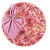 Kit Capas de Sousplat Mesa Posta Rosas Flor com Guardanapos e Porta Guardanapos - Imagem 12