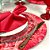 Kit Capas de Sousplat Mesa Posta Rosas Flor com Guardanapos e Porta Guardanapos - Imagem 3