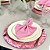 Kit Capas de Sousplat Mesa Posta Rosas Flor com Guardanapos e Porta Guardanapos - Imagem 6
