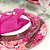 Kit Capas de Sousplat Mesa Posta Rosas Flor com Guardanapos e Porta Guardanapos - Imagem 5