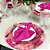 Kit Capas de Sousplat Mesa Posta Rosas Flor com Guardanapos e Porta Guardanapos - Imagem 4