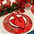Kit Capas de Sousplat de Natal Vermelho e Dourado Guardanapos e Porta Guardanapos - Imagem 6