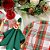 Kit Capas de Sousplat de Natal Xadrez Guardanapos e Porta Guardanapos - Imagem 9