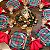 Kit Capas de Sousplat de Natal Xadrez Guardanapos e Porta Guardanapos - Imagem 5