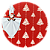 Kit Capas de Sousplat Estampada de Natal com Guardanapos e Porta Guardanapos - Imagem 8