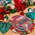 Kit Capas de Sousplat Estampada de Natal com Guardanapos e Porta Guardanapos - Imagem 5