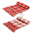 Manta Xale de Sofá e Cama Dupla face Xadrez Vermelho Natalina Rústica - Imagem 4