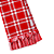 Manta Xale de Sofá e Cama Dupla face Xadrez Vermelho Natalina Rústica - Imagem 1