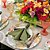Kit Capas de Sousplat Mesa Posta Floral Jacquard com Guardanapos e Porta Guardanapos - Imagem 10