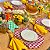 Kit Capas de Sousplat Mesa Posta Xadrez Festa Junina Arraiá com Guardanapos e Porta Guardanapos - Imagem 4