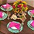 Kit Capas de Sousplat Mesa Posta Xadrez Festa Junina Arraiá com Guardanapos e Porta Guardanapos - Imagem 7