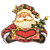 Kit Porta Guardanapos Anéis de Natal Papai Noel Mdf para Mesa Posta - Imagem 18
