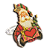 Kit Porta Guardanapos Anéis de Natal Papai Noel Mdf para Mesa Posta - Imagem 9