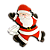 Kit Porta Guardanapos Anéis de Natal Papai Noel Mdf para Mesa Posta - Imagem 7
