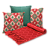 Kit Manta Xale de Sofá Vermelha Natalina com 3 Capas de Almofadas Decorativas - Imagem 20