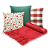 Kit Manta Xale de Sofá Vermelha Natalina com 3 Capas de Almofadas Decorativas - Imagem 16