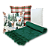 Kit Manta Xale de Sofá Verde Natalina com 3 Capas de Almofadas Decorativas - Imagem 14