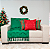 Kit Manta Xale de Sofá Verde Natalina com 3 Capas de Almofadas Decorativas - Imagem 4