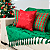 Kit Manta Xale de Sofá Verde Natalina com 3 Capas de Almofadas Decorativas - Imagem 5