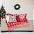 Kit Manta Xale de Sofá Natalina Xadrez Vermelha com 3 Capas de Almofadas Decorativas - Imagem 3