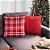 Kit 4 Capas de Almofadas Decorativas de Natal Xadrez Vermelho 45 X 45 - Imagem 2
