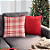 Kit 4 Capas de Almofadas Decorativas de Natal Xadrez Vermelho 45 X 45 - Imagem 4