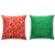 Kit 2 Capas de Almofadas Decorativas de Natal Brilhante 45 X 45 - Imagem 1