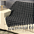 Manta Xale de Sofá e Cama Decorativa Quadriculado Grid Dupla Face Rústico - Imagem 6