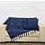 Kit Manta Xale de Sofá Decorativa Medalhão Azul com 2 Capas de almofadas - Imagem 2