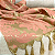 Kit Manta Xale de Sofá Decorativa Medalhão Rosa Rose com 2 Capas de almofadas - Imagem 7