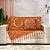 Kit Manta Xale de Sofá Decorativa Medalhão Terracota Cobre com 2 Capas de almofadas - Imagem 2
