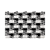 Tapete Para Sala E Quarto Grande Antiderrapante Luxo (Preto e Branco) - Imagem 18