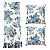 Kit Manta Xale de Sofá Decorativa Jacquard Floral com 2 Capas de almofadas - Imagem 1