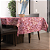 Toalha de Mesa Retangular Estampada Rosas - Imagem 4