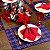 Kit Jogo Americano Completo Mesa Posta de Natal Xadrez Natalino - Imagem 7