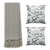 Kit Manta Xale de Sofá Rústica Fendi Decorativa com 2 Capas de almofadas - Imagem 1