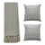 Kit Manta Xale de Sofá Rústica Fendi Decorativa com 2 Capas de almofadas - Imagem 9