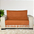 Manta Xale de Sofá e Cama Decorativa Rústica Terracota Cobre Terroso - Imagem 4