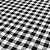Trilho Caminho de Mesa Estampado Xadrez Preto - Imagem 5