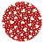 Capas de Sousplat 35cm para Base Mdf Mesa Coração - Imagem 1