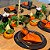Kit Capas de Sousplat Mesa Posta Halloween Dia das Bruxas com Guardanapos e Porta Guardanapos - Imagem 15